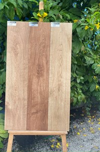 Gạch giả gỗ Viglacera 20x100 nâu kem mẫu mới