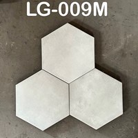 Gạch lục giác giá rẻ 20x23 đơn 1 màu LG-009M