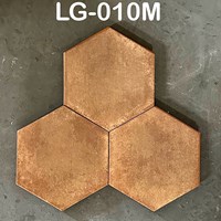 Gạch lục giác giá rẻ 20x23 đơn 1 màu LG-010M