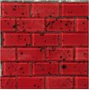 Gạch mosaic gạch thẻ đỏ vân chấm đen