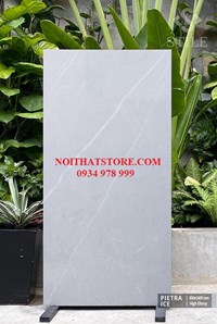 Gạch ốp lát Ấn Độ 80x160 ghi vân đá