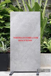 Gạch ốp lát Ấn Độ 80x160 ghi xám vân đá