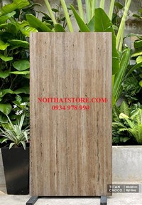 Gạch ốp lát Ấn Độ 80x160 nâu vàng vân sọc