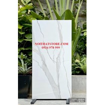 Gạch ốp lát Ấn Độ 80x160 trắng vân khói