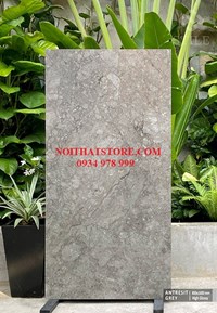 Gạch ốp lát Ấn Độ 80x160 xám ghi vân đá