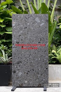 Gạch ốp lát Ấn Độ 80x160 xám hoa cương