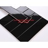 Gạch thẻ 7.5x30 đen bóng phẳng