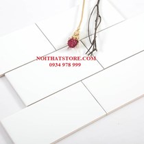 Gạch thẻ trắng mờ phẳng