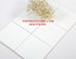 Gạch thẻ vuông trắng mờ phẳng 20x20