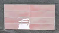 Gạch trang trí 3D 30x60 men siêu bóng hồng nhạt
