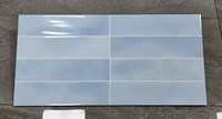 Gạch trang trí 3D 30x60 men siêu bóng xanh dương