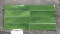 Gạch trang trí 3D 30x60 men siêu bóng xanh lá