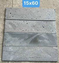 Gạch trang trí đá ong xám 15x60