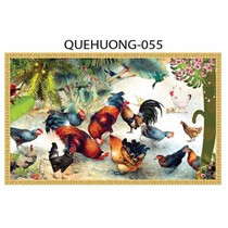 Gạch tranh 3D phong cảnh quê hương 055