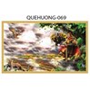 Gạch tranh 3D phong cảnh quê hương 069