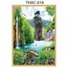 Gạch tranh 3D phong thủy thác nước 018