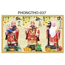 Gạch tranh 3D Phúc Lộc Thọ 037