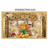 Gạch tranh 3D treo phòng thờ 023