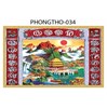 Gạch tranh 3D treo phòng thờ 034