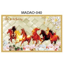 Gạch tranh 5D mã đáo thành công 040