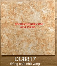 Gạch Trung Quốc 80x80 đồng chất khắc kim DC8817