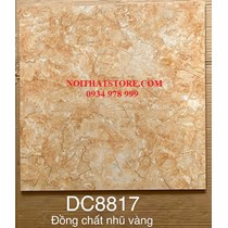 Gạch Trung Quốc 80x80 đồng chất khắc kim DC8817
