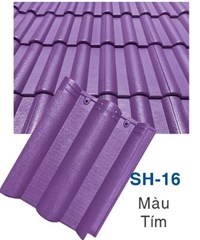 Ngói Sunrise màu tím nhám SH 16